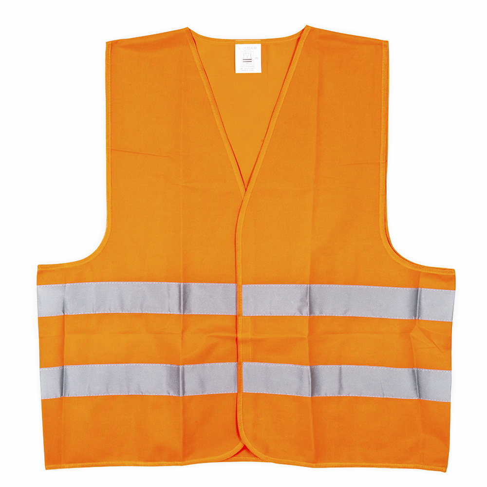 Yellow Orange Clothing High Visibility Reflective Safety Vest