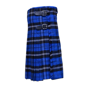 Custom Logo High Quality Tartan Kilt For Sale Scottish Bagpiper Kilt New Design Cheap Wool Kilt