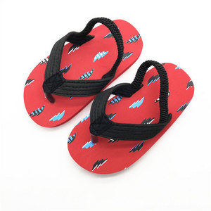 New Wholesales Colorful Cartoon Summer Beach Kids Flip Flop Slippers