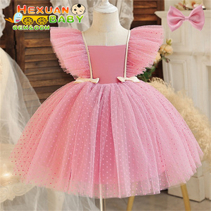 Wholesale Little Girls Party Dresses 2 Years Girl Birthday Dress Latest Children Dress Designs