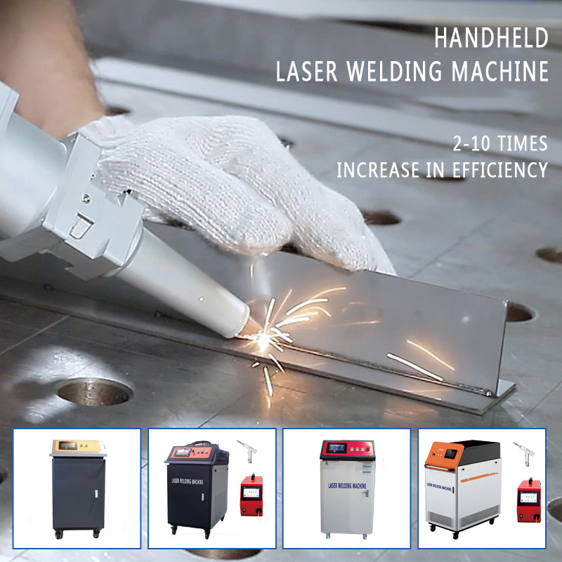 Hot Sale Mini Portable Fiber Handheld Laser Welder 1500W 2000W 3000W  Laser Welding Machine For Metal Stainless Steel 4In1