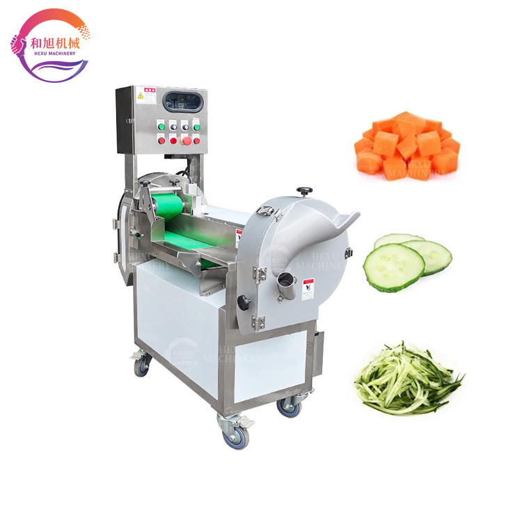 304 stainless steel automatic fruit vegetable cutting dicing slicing shredding machine