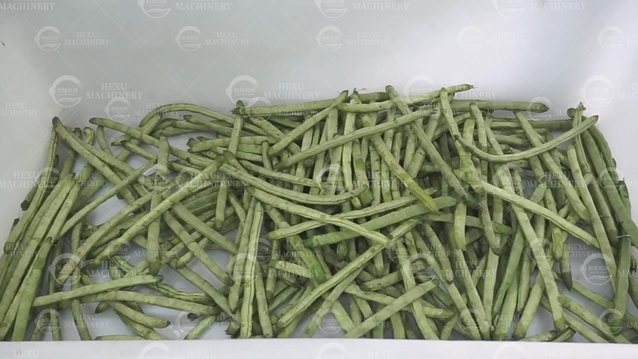 Automatic Vegetable Cutting Machine Green Beans Head And Tail Cutter Green String Beans Ends Removing Machine