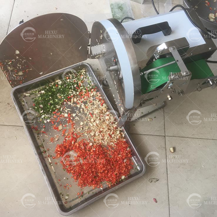 Small Type Leek Cutting Machine Green Onion Chopping Chili Chopper Banana Cucumber Slicing Machine