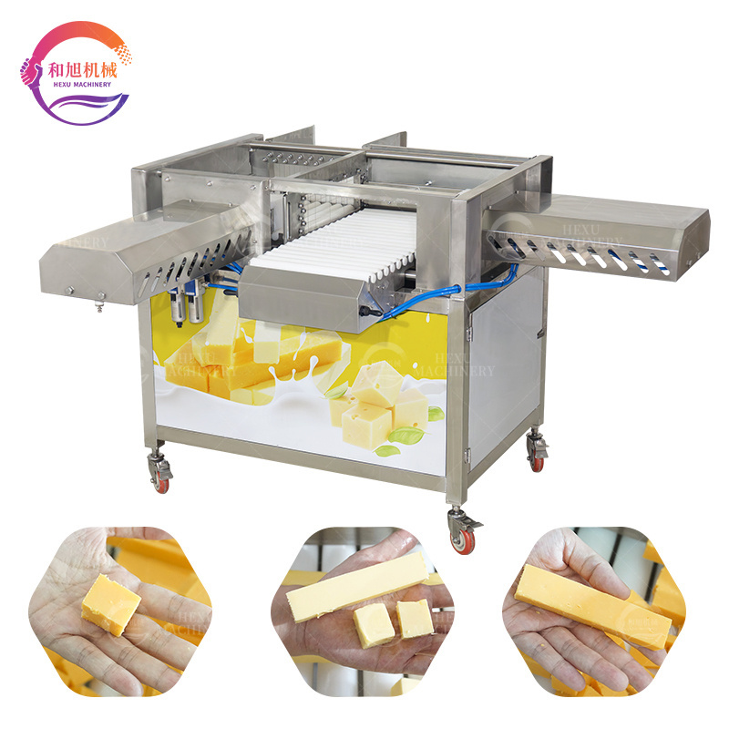 Industrial Block Cheese Two Stage Cuber Dice Dicer Mozzarella Cheese Cutting Machine