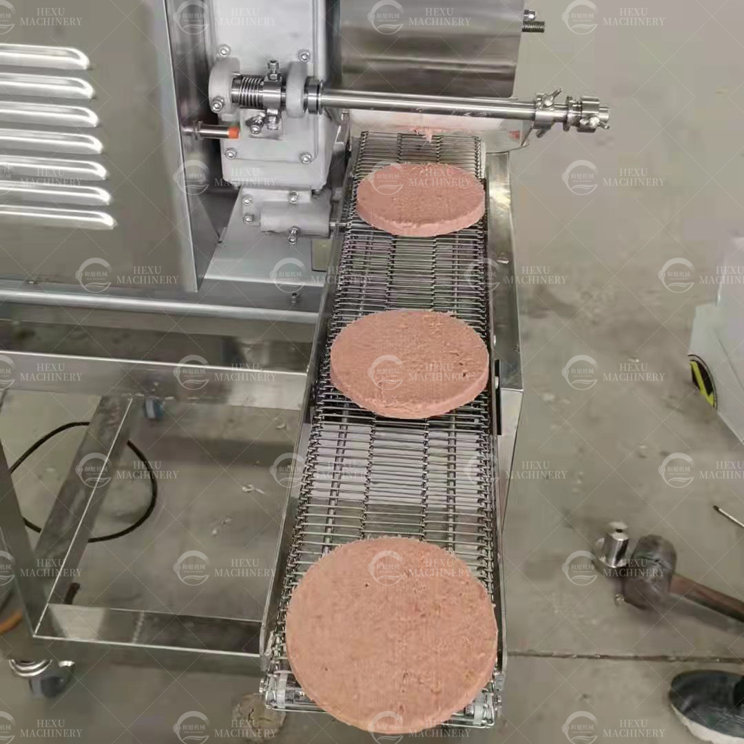 Industrial Chicken Nuggets Hamburger Patty Making Machine Meat Burger Patty Forming Production Line