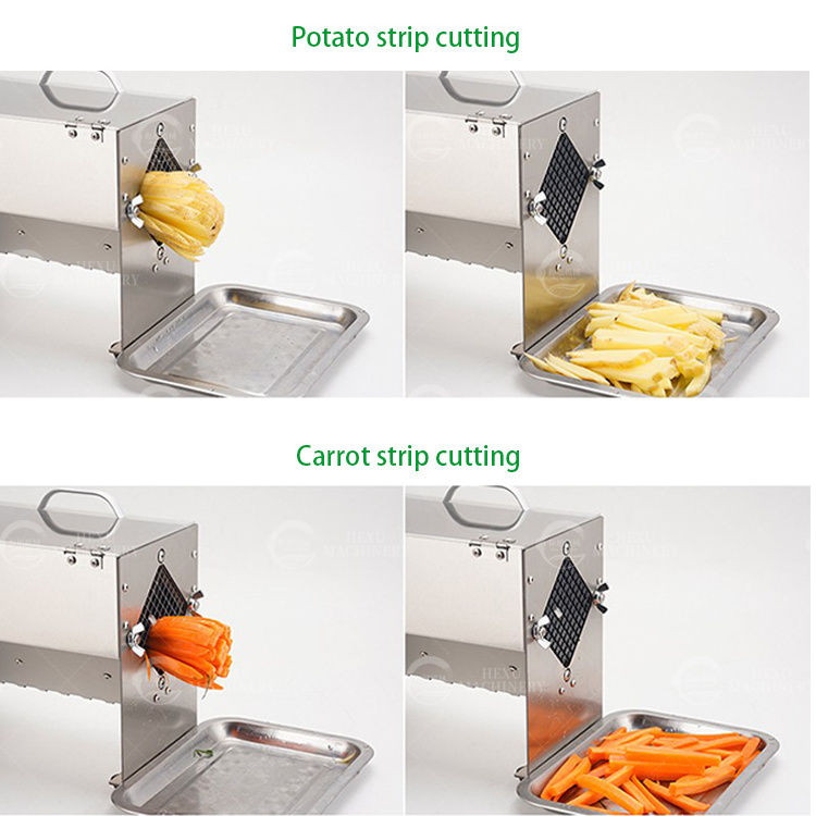 Stainless Steel Automatic Fruit and Vegetable Cutter Strip Cutting Machine for Onions Potatoes Carrots Cucumber