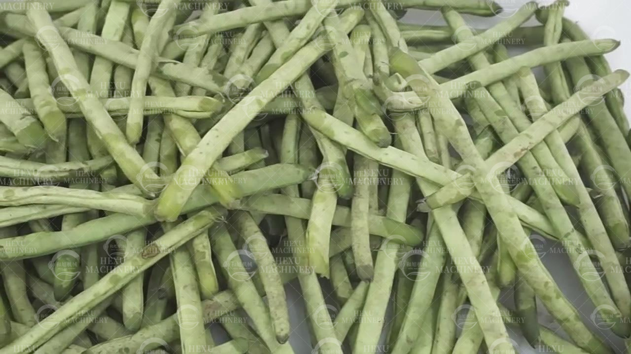 Automatic Vegetable Cutting Machine Green Beans Head And Tail Cutter Green String Beans Ends Removing Machine