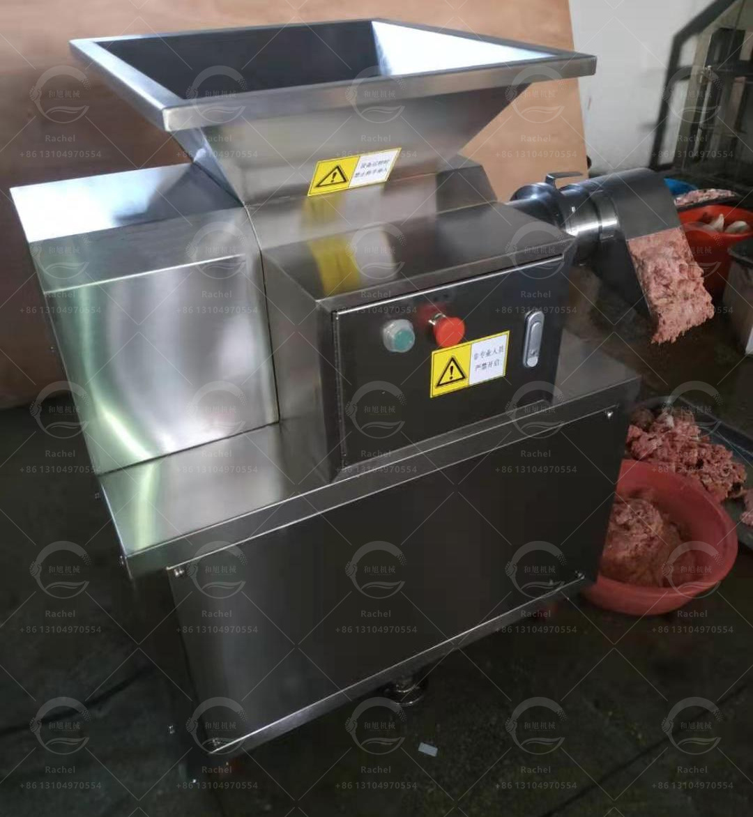 Automatic Meat Bone Separator Chicken Duck Goose Bone Removing Sausage Meat Making Poultry Debone Machine