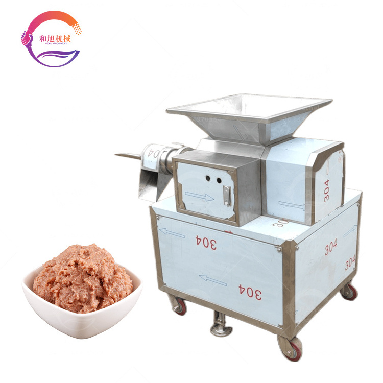 Automatic Meat Bone Separator Chicken Duck Goose Bone Removing Sausage Meat Making Poultry Debone Machine