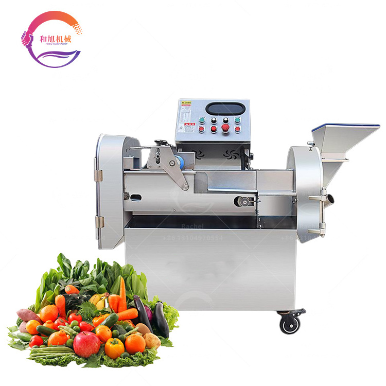 Industrial Vegetable Cabbage Fruit Cutter Potato Slicer Cucumber Chopper Pepper Cutting Machine