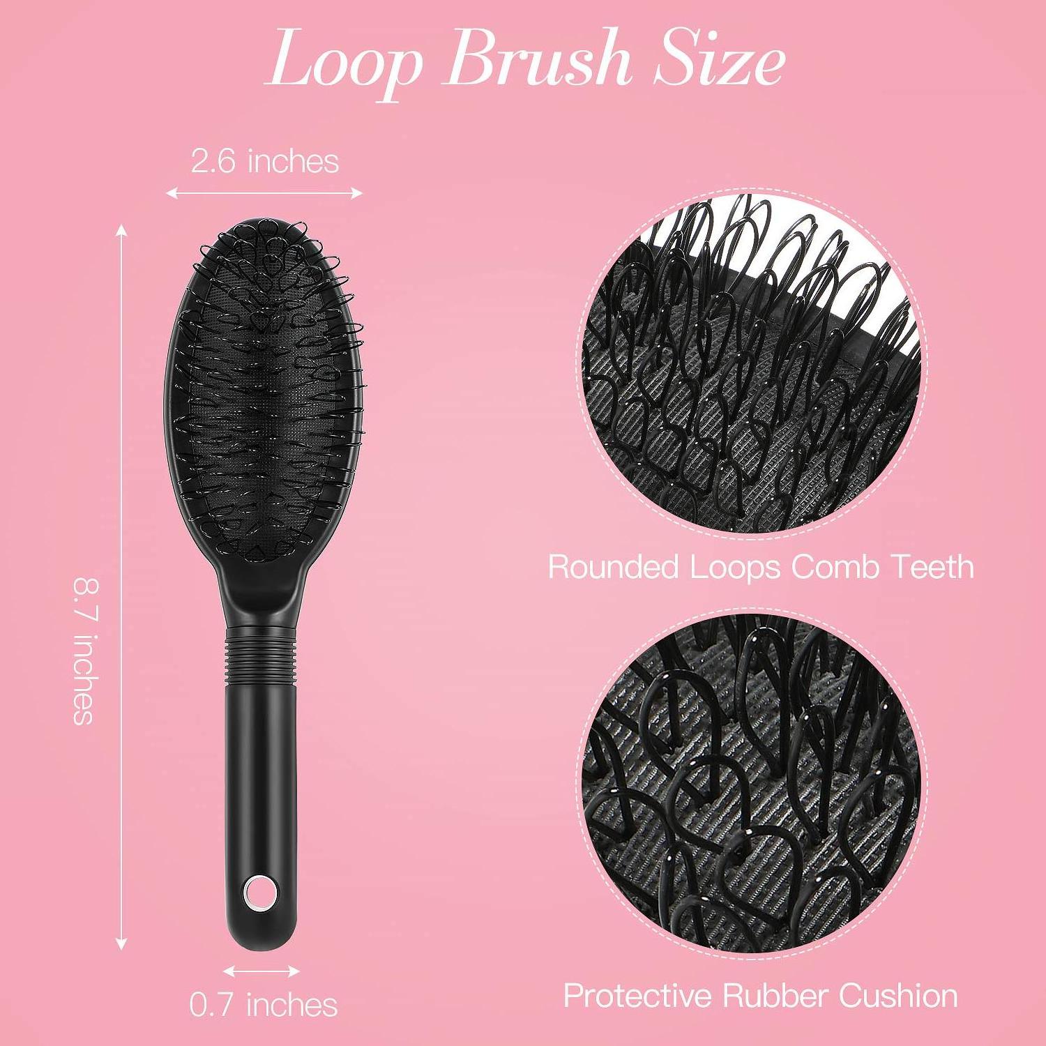 HEYAMO Muestras Gratis Wig Brush Detangler Hairbrush Cepillos Para El Cabello Detangling Hair Brush Manufacturers Custom Afro