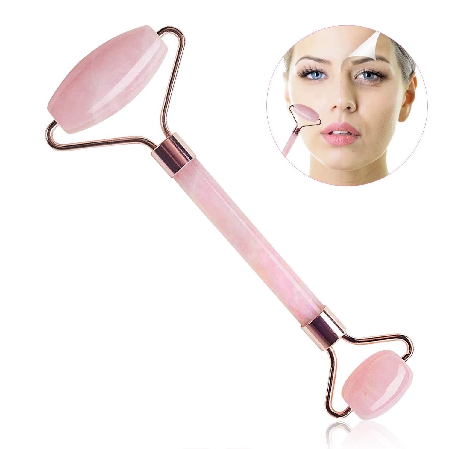 Gua Sha Jade Roller Slimming Face Jawline Skincare tools Rodillo De Jade Para Masaje Facial Scraping Alat Pijat