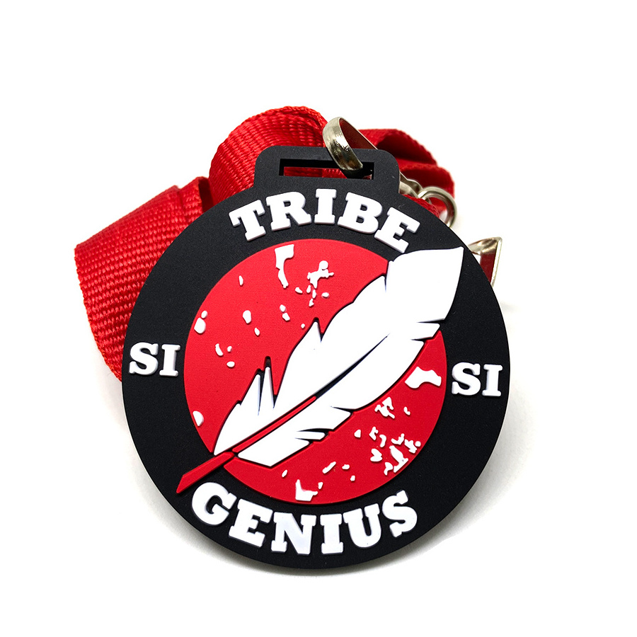 Customized Soft PVC Souvenir Custom Rubber Medal Run Plastic Nautical Metal Injection Opp Bag Awards Europe 3D Sport Medal 50pcs