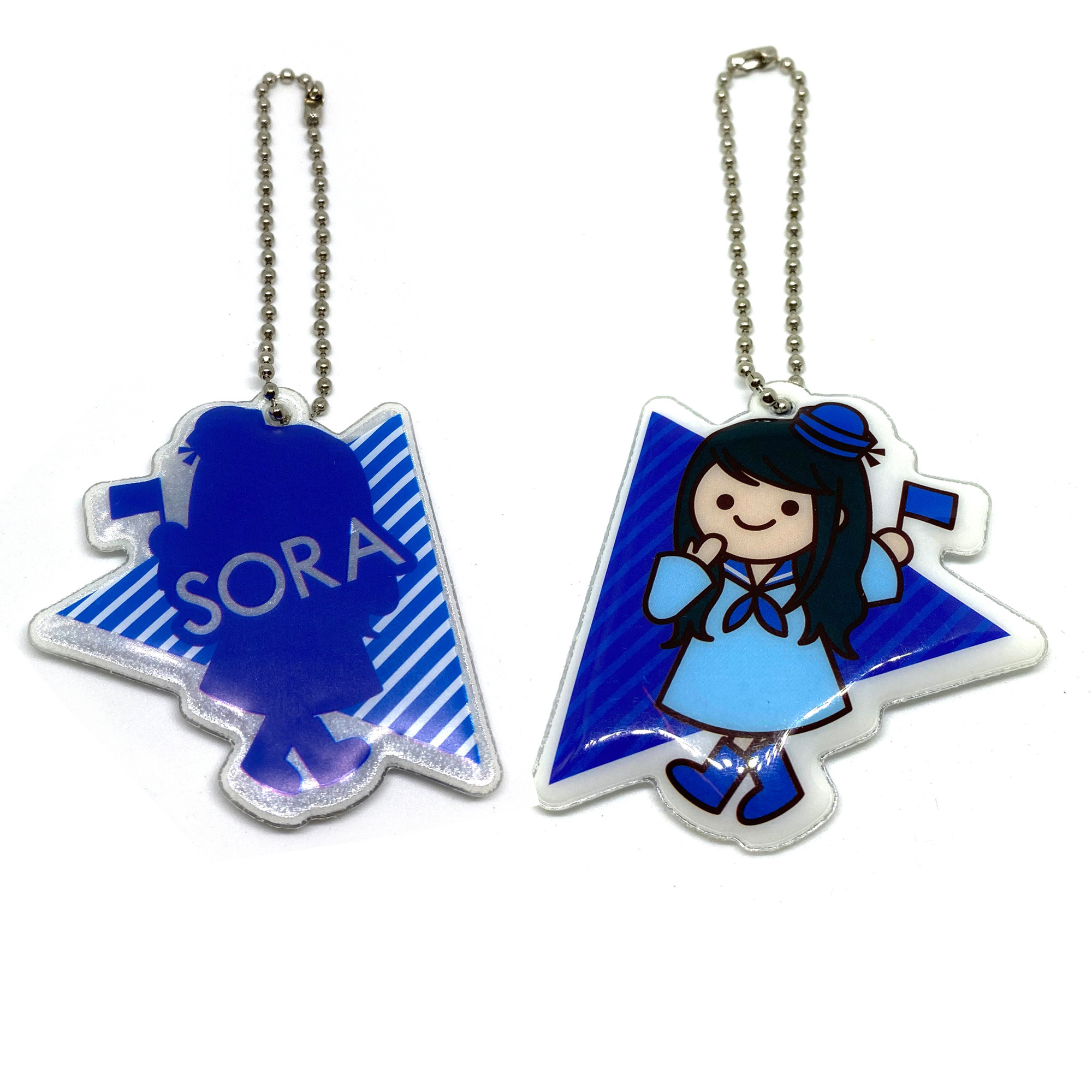 Hot Selling Custom Panda Shape Hanger Keyring Light Anime Type Lights Soft Pvc Reflective LED Keychain for Decoration