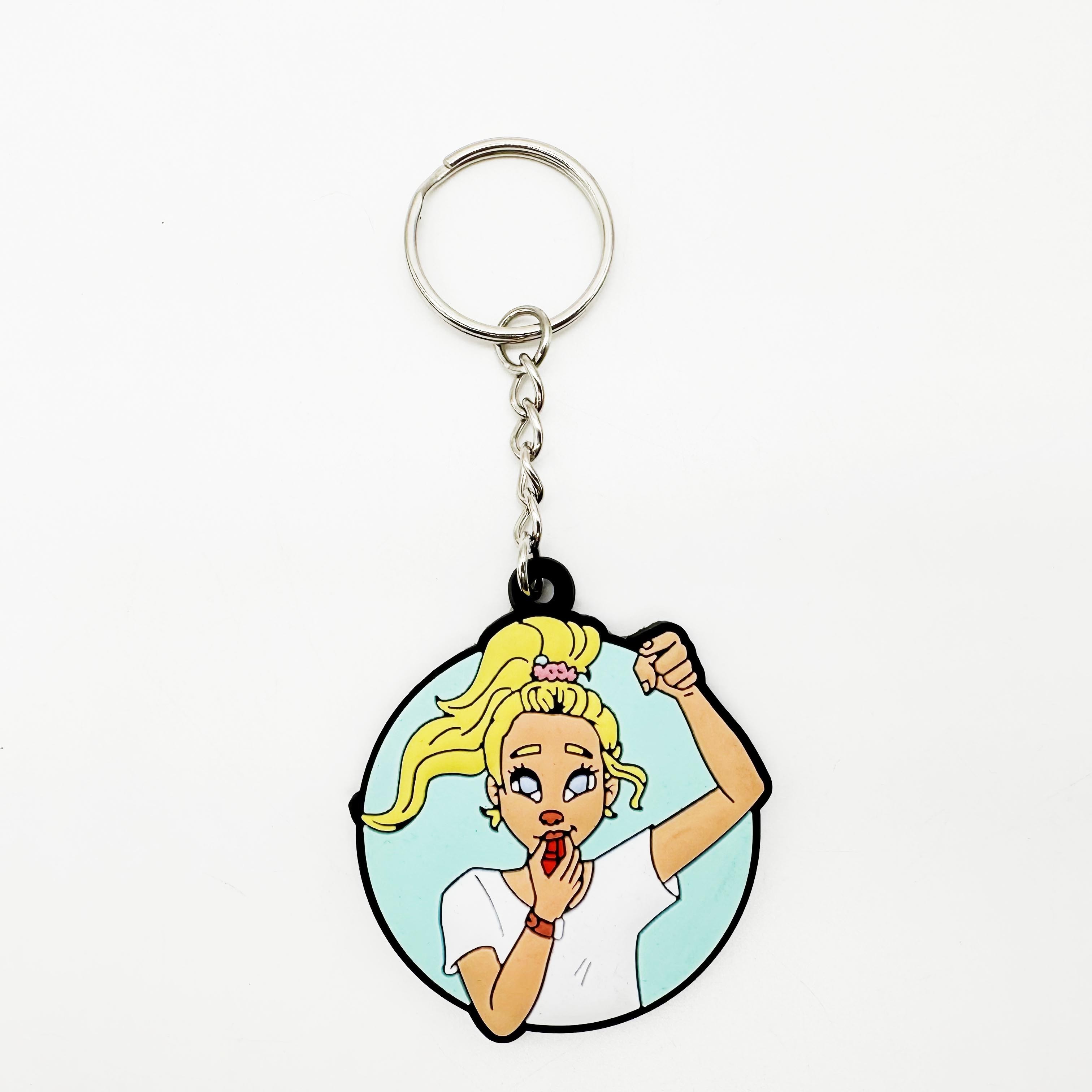 Keychain Custom Rubber Key Ring High Quality Customize PVC Key Chain Promotional Keychains & Carabiners