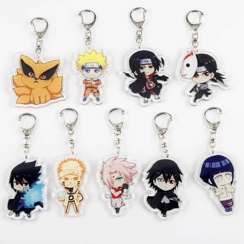 Eco-friendly Acrylic HY Promotion Gift Anime Keychain Japanese Custom Acrylic Keychain Plastic Charms Die Cutting Printing AK1