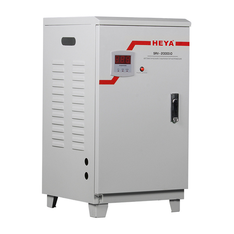 SRV 20kva 220v single phase relay control automatic AC digital display power manage voltage stabilizer for water pump