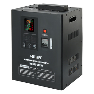 5KVA Relay Type Automatic Voltage Regulator 45 - 280V Single Phase 220V Output 50Hz AC LCD Display Voltage Stabilizer