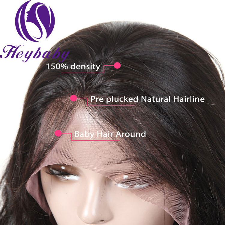 Heybaby Hair Grade brazilian full lace human hair wig best selling products in nigeria for black women