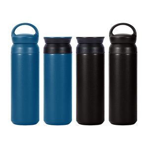 Japanese Korean Harajuku Style Vacuum Flask 350ml 500ml Stainless Steel Insulated Travel Tumbler Water Bottle