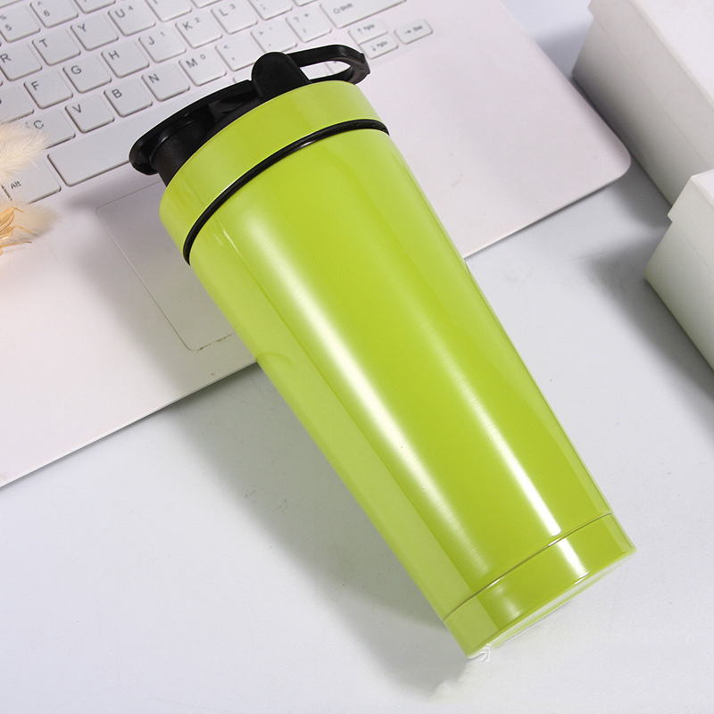 Protein shaker for gym 550ml 750ml Shaker Stainless Steel Insulated bottle with lid Metal Fitness custom shaker bottle for gym