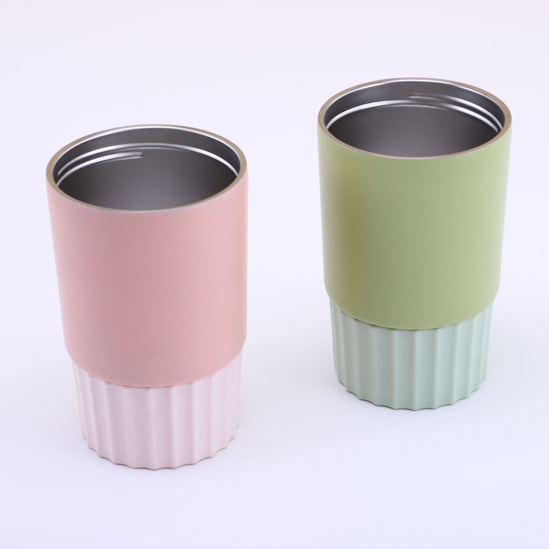 12oz reusable stainless steel travel tumbler with lid rubber cups oem vacuum insulated octagonal cup high value car coffee mug