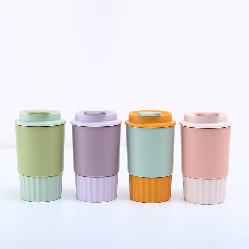 12oz reusable stainless steel travel tumbler with lid rubber cups oem vacuum insulated octagonal cup high value car coffee mug