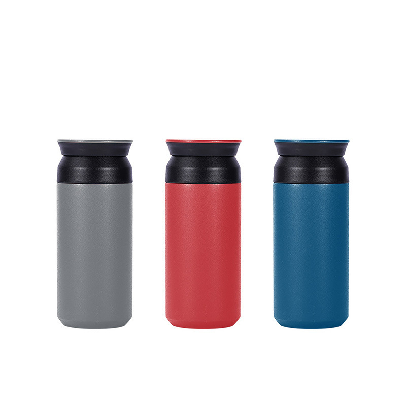 Japanese Korean Harajuku Style Vacuum Flask 350ml 500ml Stainless Steel Insulated Travel Tumbler Water Bottle