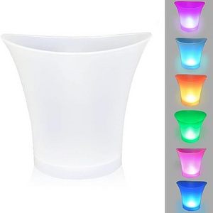 LED Ice Bucket 5L Large Capacity Lighted Cold Water with Automatic 7 Colors Changing for Party Wine Rum Home Bar KTV Club Disco