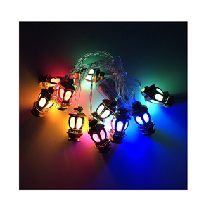 2022 Wholesale Garden Led Fairy Night Kerosene Lamp Muslim Festival Gift Outdoor Ramadan Decorations LED Lantern String Lights