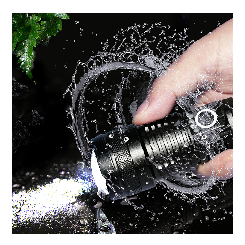 2022 Super Bright powerful LED Rechargeable Torch Light 18650 26650 5 Modes USB Zoom lampe torche puissante camping Flashlight