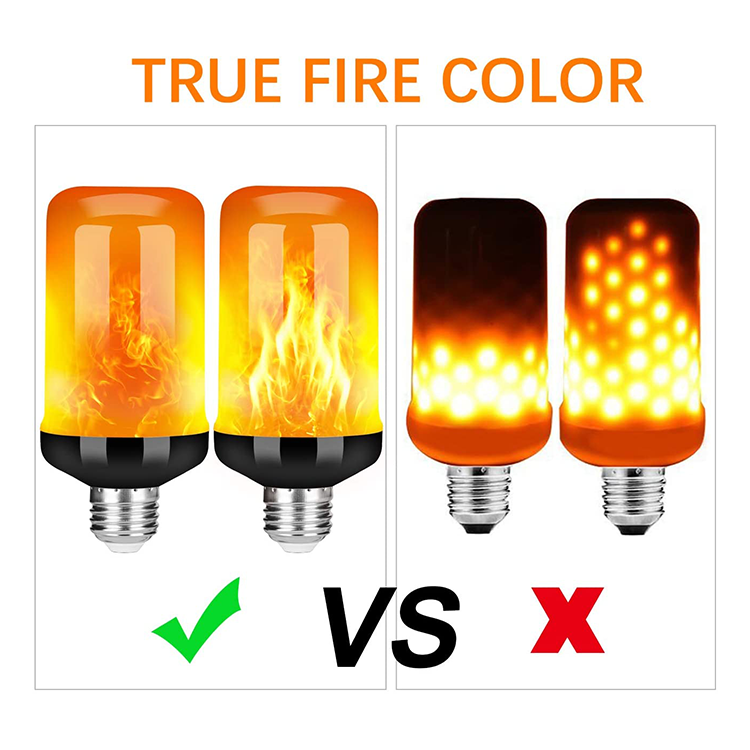 Simulation Flame Lamp LED Flame Effect Fire Light Bulbs Flickering Emulation Decor Lamp Christmas Decorationlights light