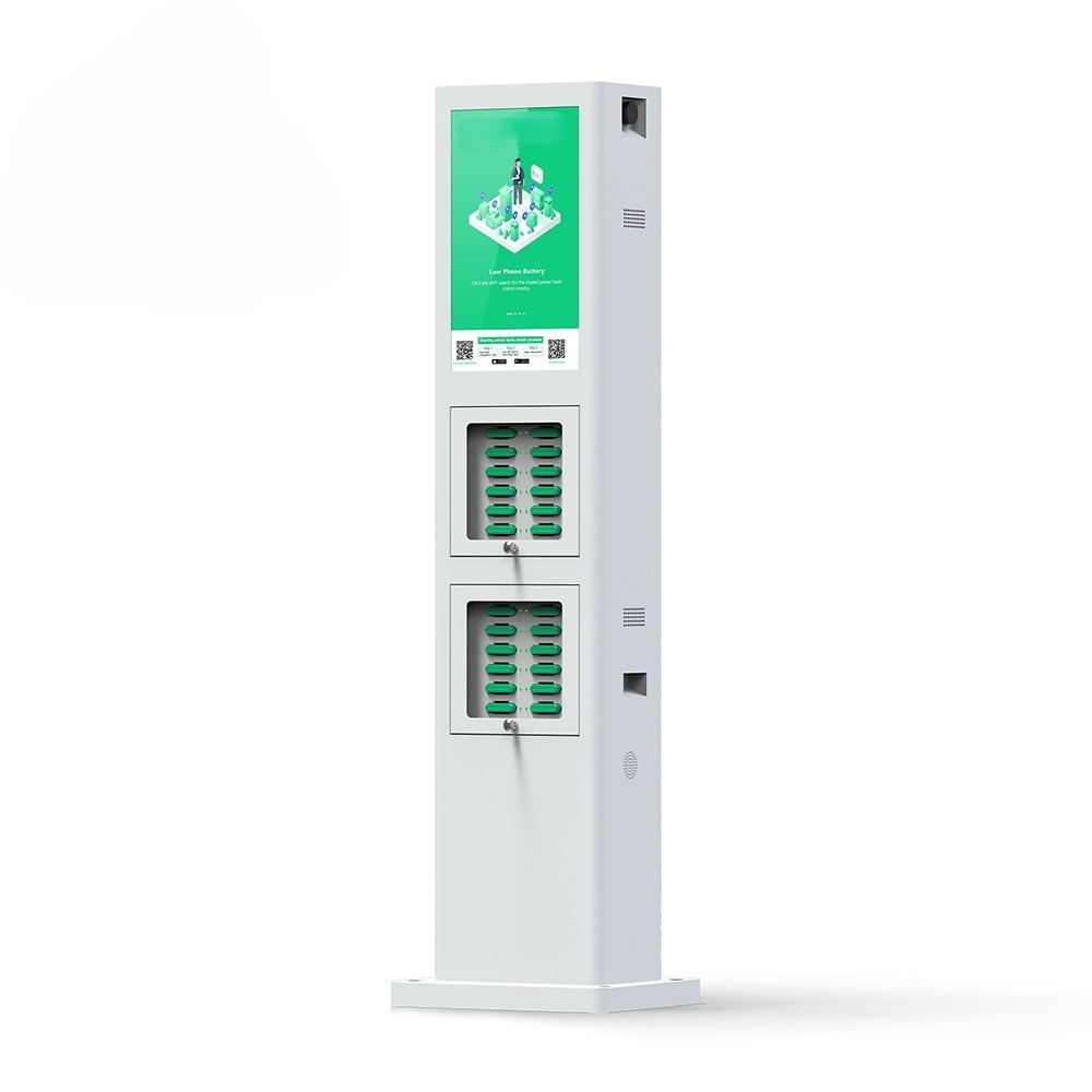 Outdoor Waterproof Touch screen smart vending machine for rental power bank