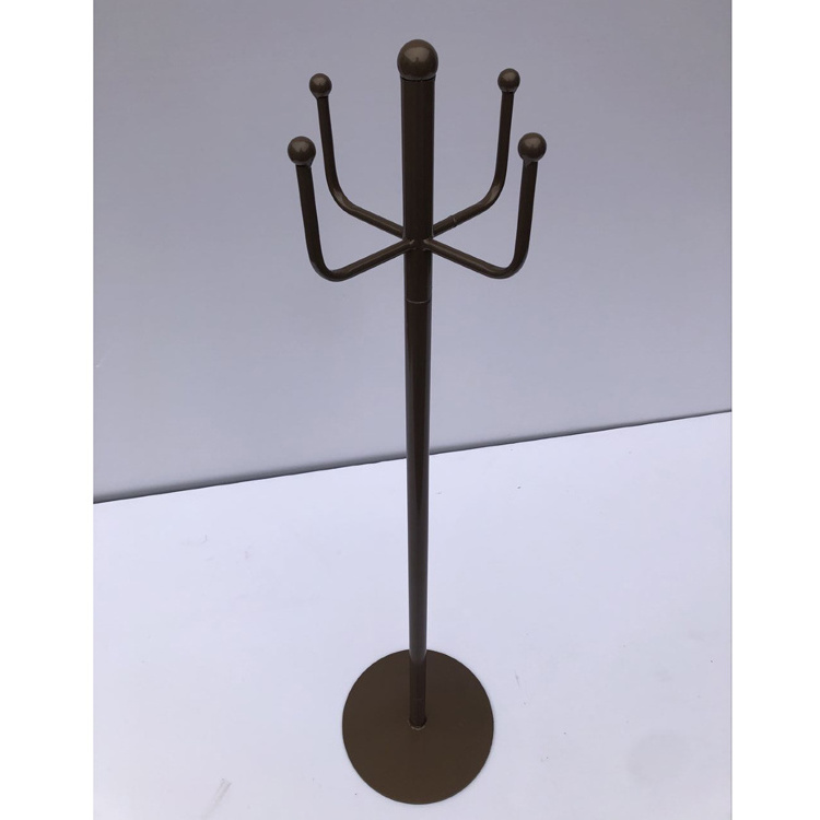 Small Size Kid Standing Coat Rack Floor Standing Coat Rack for Restaurant Coffee Shop Table Side Hanging Clothes Bag Hat