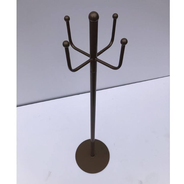 Small Size Kid Standing Coat Rack Floor Standing Coat Rack for Restaurant Coffee Shop Table Side Hanging Clothes Bag Hat