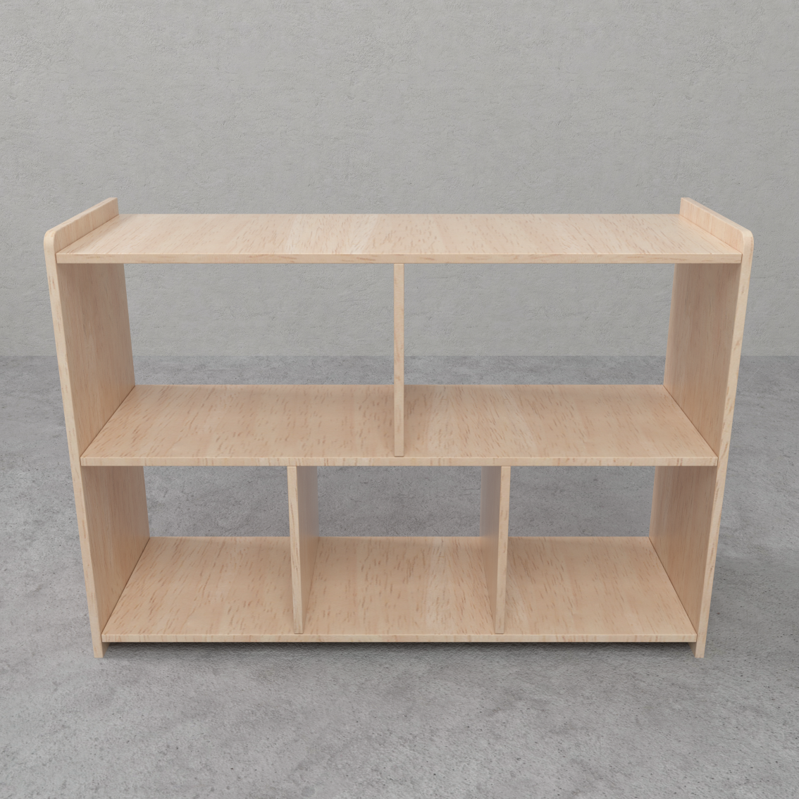 Functional Wooden Bookcase for Kindergarten Classroom Book Storage Cabinet Open Shelf