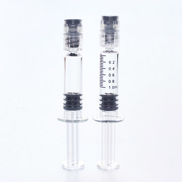 Prefilled Reusable Applicator Borosilicate Glass Syringe With Luer Lock