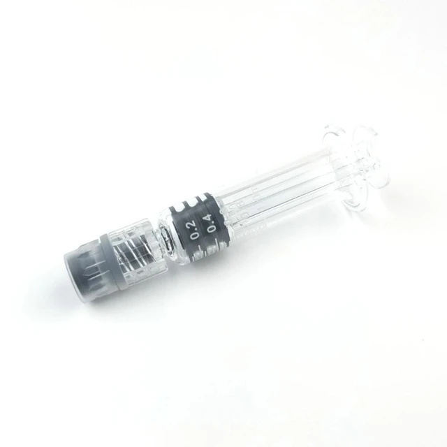 Disposable Medical Prefilled Glass Cartridge Syringe