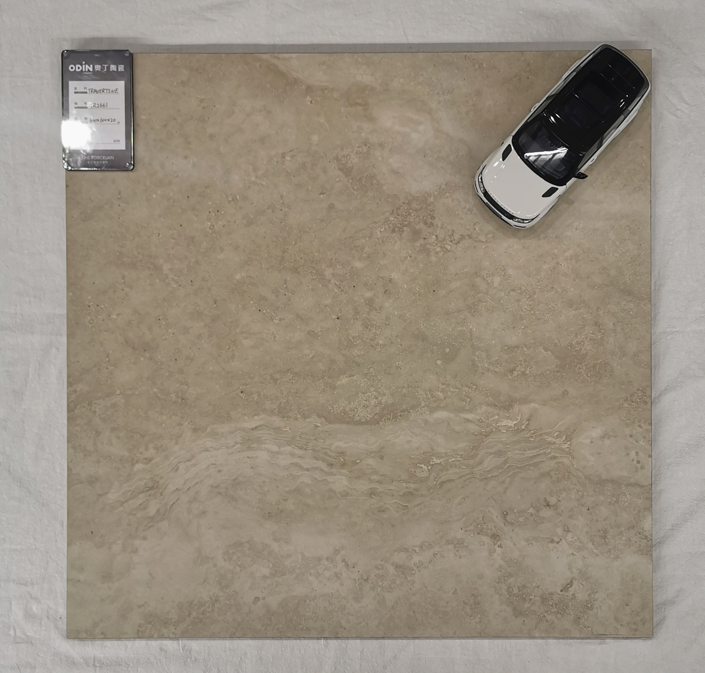 New Travertine Outdoor 2cm Full Body Porcelain Paver Travertine Natural Stone Looking Tiles R11 Anti-slip For Flooring