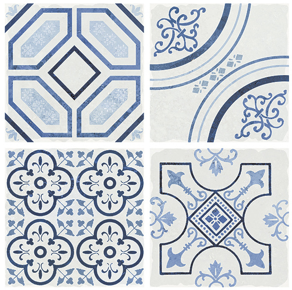 Blue flower ceramic bathroom floor kitchen wall tiles supplier