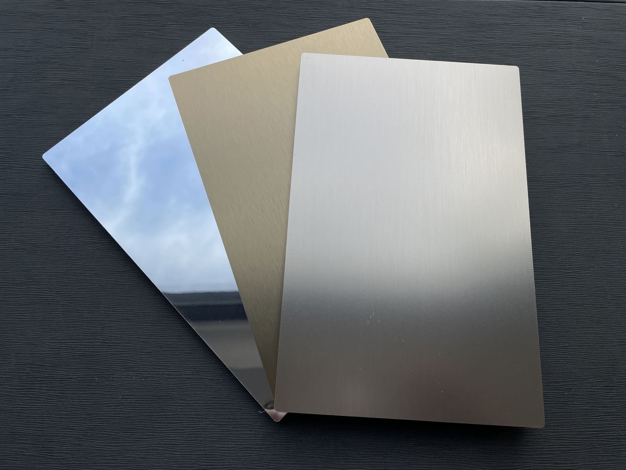 Interior use Mirror effect wpc pvc wall panels for KTV hotel commercial space wall cladding