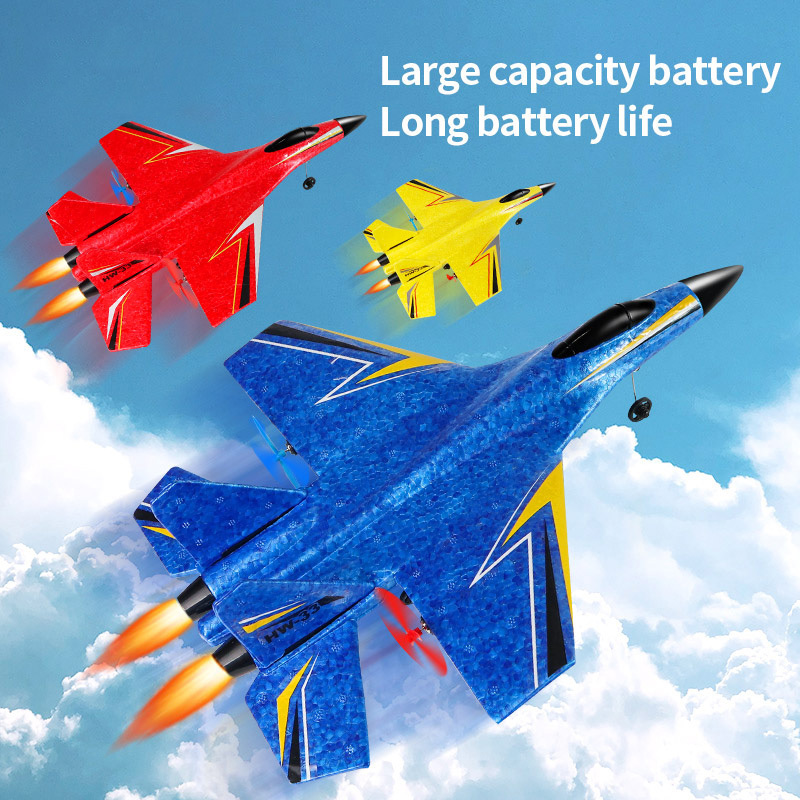 Hot Sale RC Plane 2.4Ghz Airplane 2.5 Multi-Channel Aircraft EPP Foam Remote Control Glider Outdoor Flying Airplane With Light