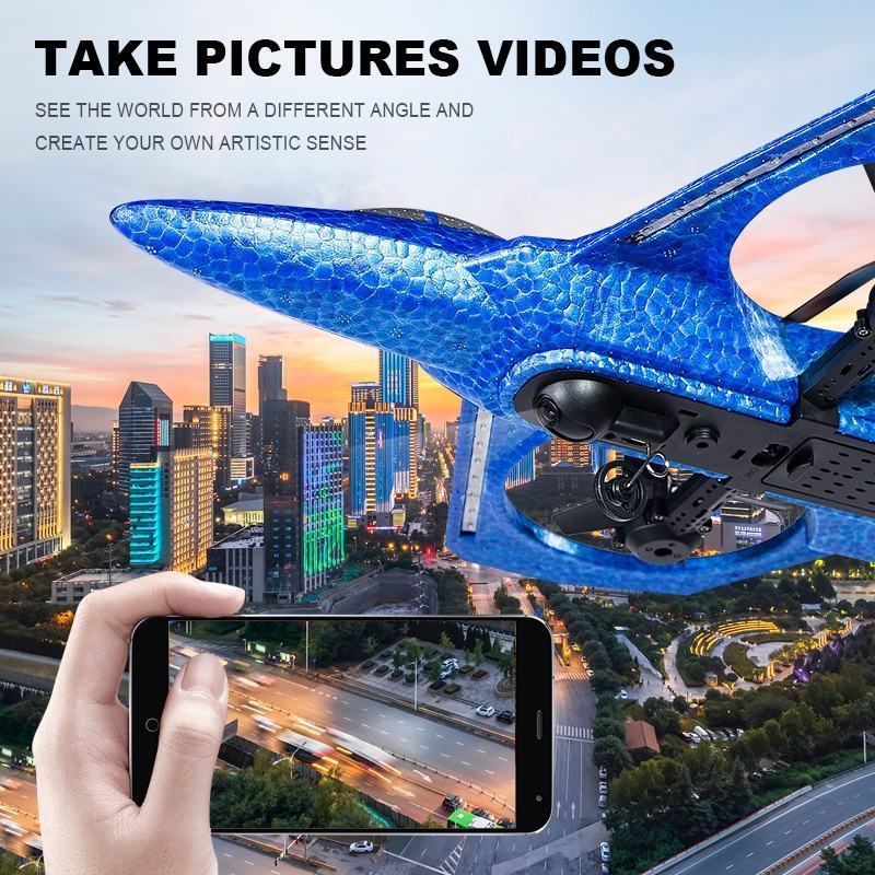 2.4G Fighter Radio EPP Foam Air Flying Glider Remote Control RC Jet Fighter Stunt Plane Airplane Aircraft Model Toy