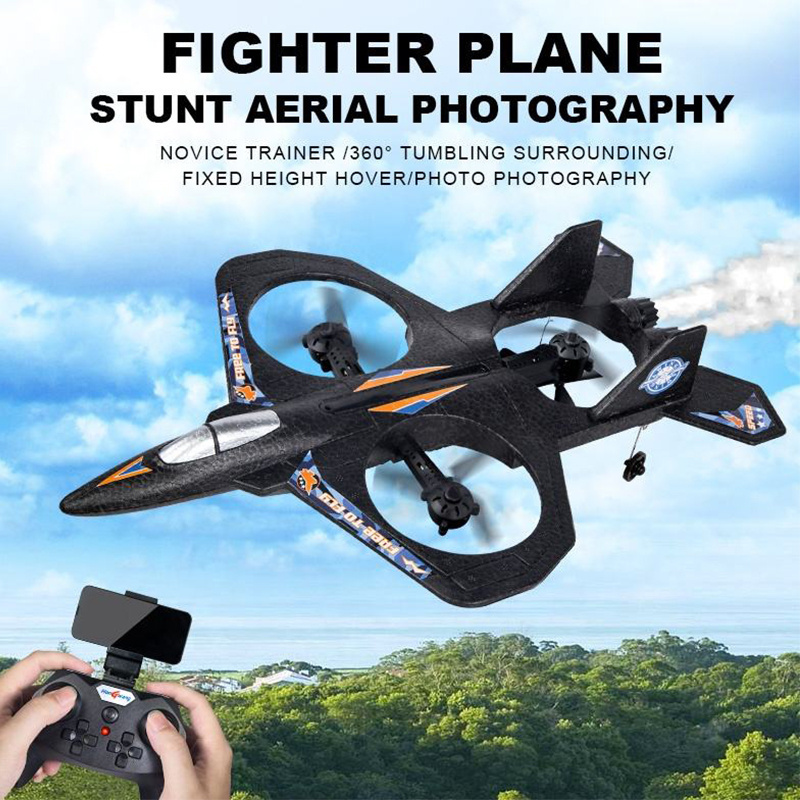 2.4G Fighter Radio EPP Foam Air Flying Glider Remote Control RC Jet Fighter Stunt Plane Airplane Aircraft Model Toy