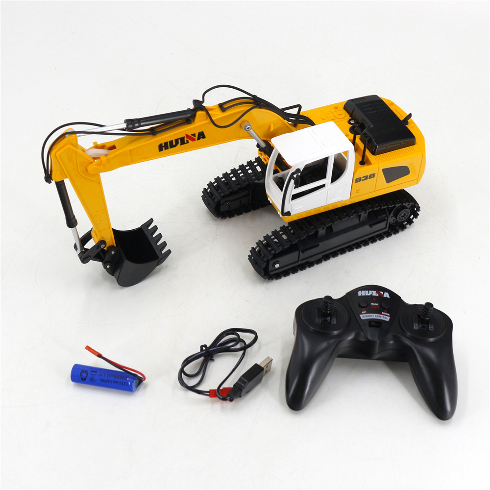 HUINA 1516 1/24 RC Excavator Truck Toys Remote Control Kid Car Toys Radio Control Excavator Electric Car Toys