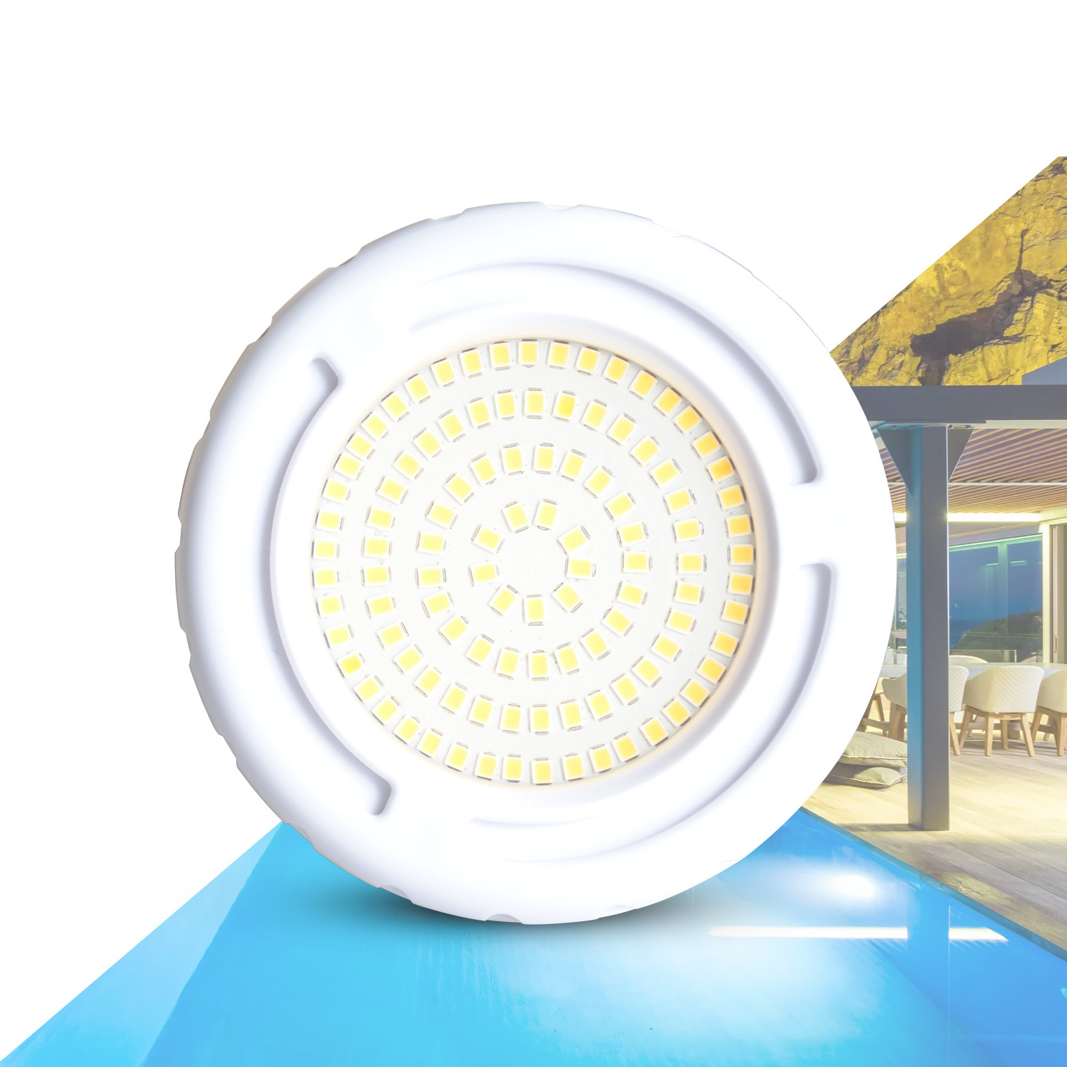 12watt Underwater Led Pool Light 12w RGB Smart Color Changing LED Fountain Light for Swimming Pool and Pond