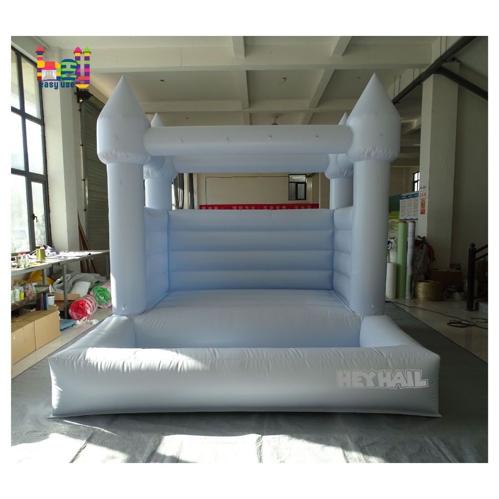 White Bouncy Castle 13x13 Ft Pastel Modern 8x8 Mini White Bounce House With Ball Pit And Slide moon bounce