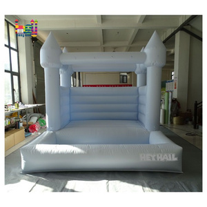 White Bouncy Castle 13x13 Ft Pastel Modern 8x8 Mini White Bounce House With Ball Pit And Slide moon bounce