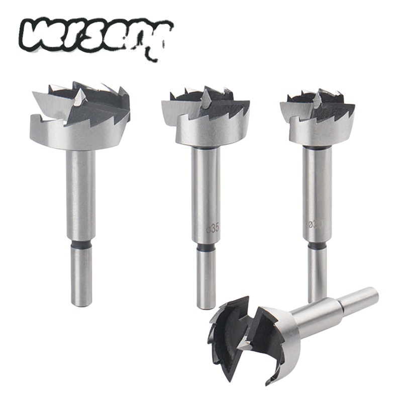 6mm-51mm Forstner Woodworking tools Hole Saw Hinge Boring drill bits Round Shank High Carbon Steel Cutter